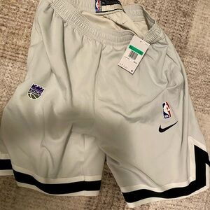 Nike Sacramento Kings Gray Basketball Shorts